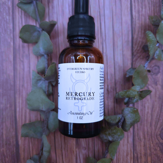 Mercury Retrograde Ritual Oil | Communication, Clarity, and Protection