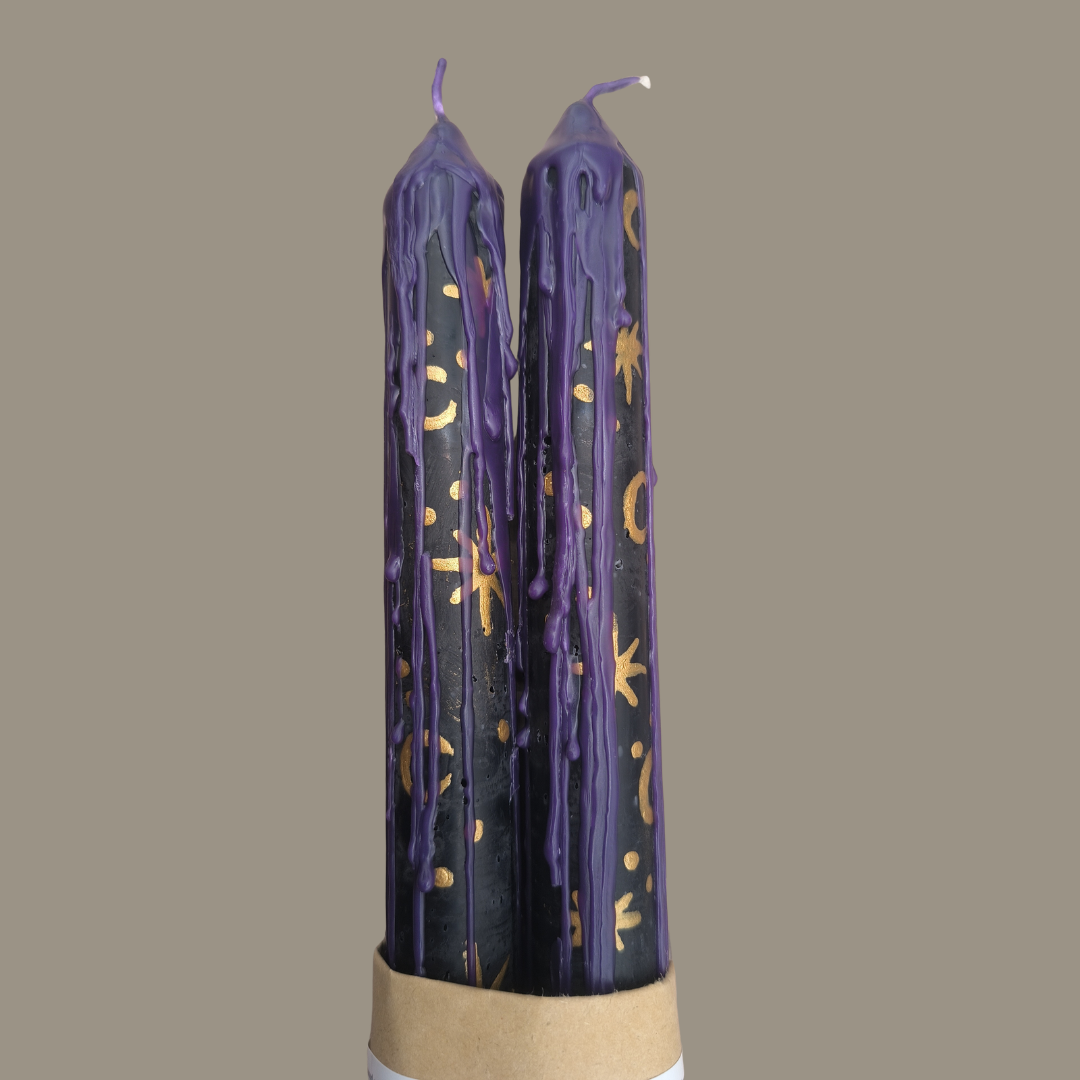 Hekate's Blessing 10" Twin Taper Soy Wax Candles