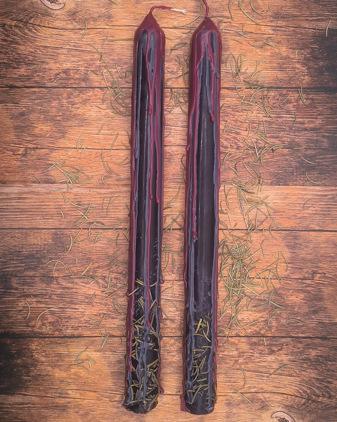 Hades 10" Taper Unscented Soy Wax Candles