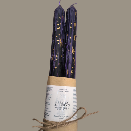 Hekate's Blessing 10" Twin Taper Soy Wax Candles